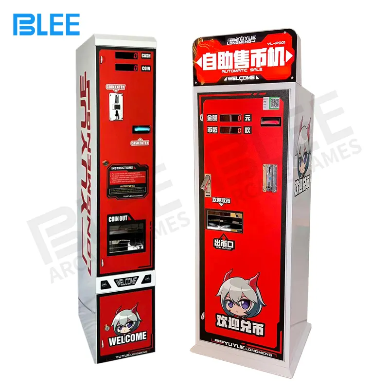 Customized Token Coin Exchange Machine Auto Atm Currency Exchange Machine Coin Change Dispenser For Sale