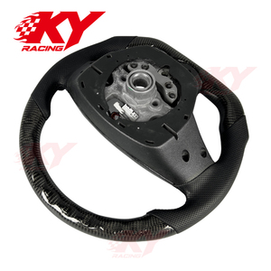 พวงมาลัยคาร์บอนไฟเบอร์แบบกำหนดเองสำหรับ Hyundai Sonata Sports สำหรับ Elantra N I30N I20N - Product Image 4