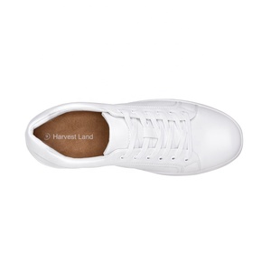 OEM ODM Fabricants Original Logo Personnalisé en Cuir Véritable Baskets Blanches Design Skateboard Casual Hommes Chaussures Personnalisées - Product Image 6