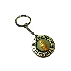 Wholesale Custom Popular Metal Sublimation Pattern Keychain For Gift Souvenir