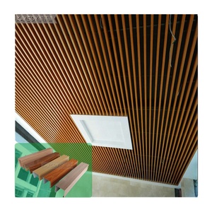 Tubo quadrato U canale deflettore metallo striscia di alluminio pannelli per soffitti corridoio centro commerciale negozio cucina corridoio Pop moderno controsoffitto Design - Product Image 3