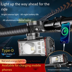 <span class=keywords><strong>Phare</strong></span> de vélo LED 1800 lumens, lampe de poche <span class=keywords><strong>pour</strong></span> VTT, conduite de nuit, camping, batterie rechargeable, étanche IP65 - Product Image 1