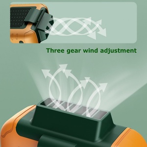 Ventilateur portable sans pales 6000 mAh, à main et à porter autour du cou, avec clip de ceinture, pour les voyages en extérieur, la voiture et les camping-cars - Product Image 5