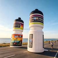 Bouteille d'eau gonflable en forme de ballon, réplique de bouteille de sport pour l'affichage lors de marathons, triathlons, cyclisme et événements de course