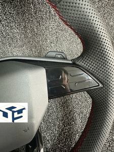 Volante Deportivo con Palanca de Cambios de Carbono, Alcántara, LED y Fibra de Carbono para <span class=keywords><strong>Audi</strong></span> A3 A4 A5 B9 A6 C7 S3 S4 B9 B9.5 RS3 RS6 RS7 C7 C8 Q3 Q5 Q8 TT - Product Image 3