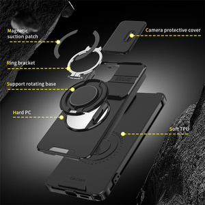 Funda Protectora Resistente a Impactos para Teléfono con Lente de Cámara Deslizante para Samsung S26 Ultra S25 S24 S23 A07 A06 A16 A36 <span class=keywords><strong>A55</strong></span> con Anillo de Soporte - Product Image 5