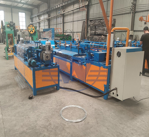 เครื่องทำรั้วตาข่ายเพชรแบบโซ่พร้อมระบบควบคุม PLC และมอเตอร์ - Product Image 6