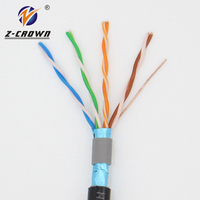 0.45mm belden cat6e patch 1.5 mètre marque cat6 extérieur gelée rempli utp câble intérieur