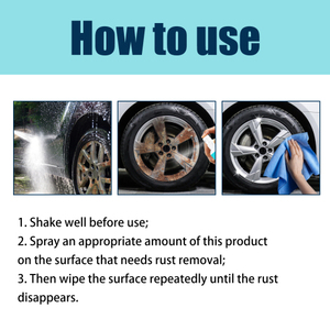 Polvo de hierro Rayhong, limpieza <span class=keywords><strong>fuerte</strong></span>, reacondicionamiento, removedor de óxido, Spray <span class=keywords><strong>para</strong></span> piezas de Metal de coche - Product Image 4