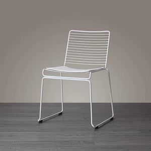Chaise de café de style industriel <span class=keywords><strong>Harry</strong></span> Bertoia Mobilier de jardin extérieur à armature métallique noire pour la maison, le bureau ou l'hôtel - Product Image 1
