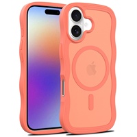 Étui de téléphone magnétique avec béquille invisible, antichoc et anti-chute, compatible avec les séries 15-17 Pro Max, protection robuste
