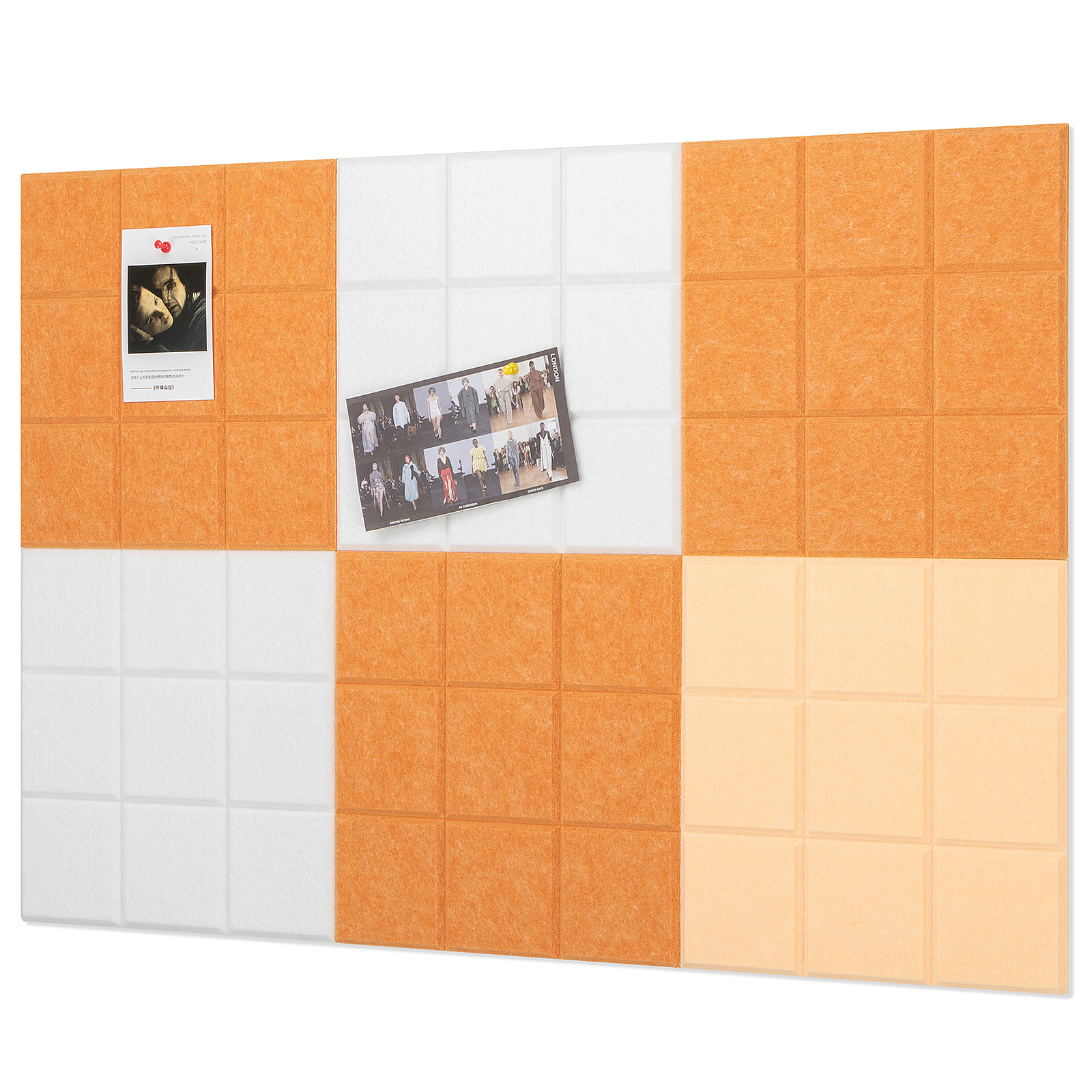 Orange & White