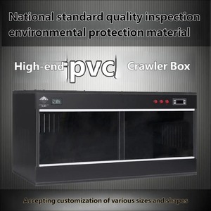 Boîte d'élevage et d'incubation en PVC blanc <span class=keywords><strong>pour</strong></span> <span class=keywords><strong>animaux</strong></span> de compagnie (lion crinié, lézard, hérisson, tortue) avec contrôle intelligent de la température – Modèle moderne - Product Image 4