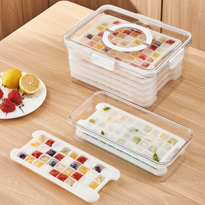 Hot bán <span class=keywords><strong>Ice</strong></span> khuôn <span class=keywords><strong>Maker</strong></span> bền <span class=keywords><strong>Ice</strong></span> <span class=keywords><strong>Cube</strong></span> khay nhựa <span class=keywords><strong>Ice</strong></span> <span class=keywords><strong>Cube</strong></span> hộp lưu trữ với nắp - Product Image 6