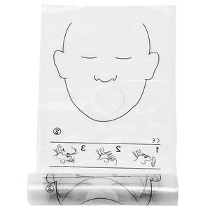 Masker CPR Gulung, Berbagai Ukuran Tersedia, Masker Pelindung Wajah CPR untuk Pelatihan Pertolongan Pertama, Dukungan OEM - Product Image 3