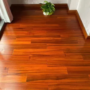 Planche de bois naturel OKAN, décoration intérieure, résistant à l'usure, parquet en bois massif de bonne qualité