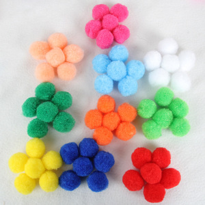 Venta al por Mayor de 500 Piezas de Pompones de 1 Pulgada, Surtidos de Colores, Bolas de Peluche para Manualidades y Proyectos Creativos - Product Image 4