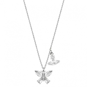 Nouvelle Collection Printemps-Été : Collier Tendance Reine Mère, Papillon Diamant Rose, Saturne Élégante, Chaîne de Clavicule Douce Vivienne pour Femme - Product Image 6