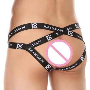 Muestra gratis Young China Gay Boy Red High Waisted Men's Sexy Big Butt <span class=keywords><strong>G</strong></span> <span class=keywords><strong>String</strong></span> Mini Y X Tanga Ropa interior Hombre - Product Image 5