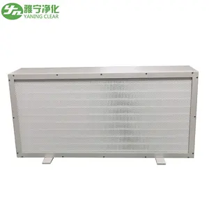 YANING Desktop Horizontal Free Standing Low Price 110V ACDC Motor Manufacturer Laminar Flow Hood HEPA Filter FFU Fan Filter Unit