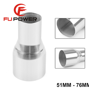 Kunden spezifischer 2 "51mm bis 3" 76mm Außen durchmesser Auspuffrohr verbinder Adapter Reduzier stück Edelstahl Titan - Product Image 3