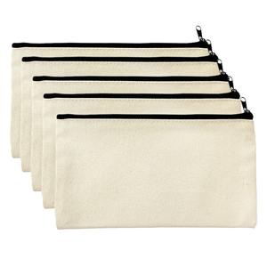 Bolsa de Lona Personalizada con Logotipo MKW4309, Bolsa de Viaje Multiusos para Artículos de Tocador y Maquillaje, Bolsa con Cierre para Lápices, Bolsas Cosméticas en Blanco - Product Image 2