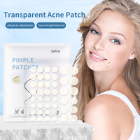 Patchs Hydrocolloïdes Anti-Acné à l'Acide Salicylique – Traitement Localisé pour le Visage, Points Noirs et Boutons – Soin Imperméable