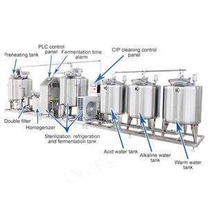 Ligne de production de yaourt ORME 200 litres, pasteurisateur de <span class=keywords><strong>lait</strong></span>, homogénéisateur, machine automatique - Product Image 2