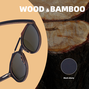 Gafas de Sol Redondas Marrones de Lujo a la Moda 2024 para Mujer y Hombre, Estilo Ébano Negro - Product Image 3