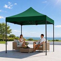 Tente de réception pliante 2x2 en acier robuste et tissu Oxford, abri d'extérieur pour événements et salons professionnels, imperméable et coupe-vent, fabricant chinois