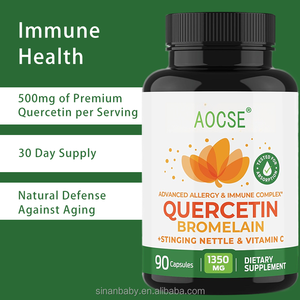 High Quality Quercetin &amp; Bromelain <strong>Natural</strong> Extract Antioxidant Beauty Vitamins Capsules-Private Brand Health <strong>Supplement</strong> - Product Image 3