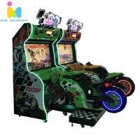 Mesin Game Arcade Balap Motor Koin, Simulator Mengemudi Moto GP