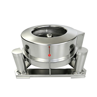 Extracteur centrifuge industriel SS75 pour blanchisserie, capacité de 30 à 220 kg, tout en acier, pour le lavage des textiles