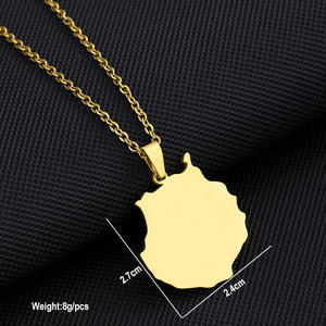 Collar de Cadena con Mapa de <span class=keywords><strong>las</strong></span> Islas Canarias de Acero Inoxidable, Gran Canaria, Isla de Fuerteventura, <span class=keywords><strong>La</strong></span> <span class=keywords><strong>Gomera</strong></span>, <span class=keywords><strong>La</strong></span> Palma, Lanzarote, Tenerife - Product Image 3