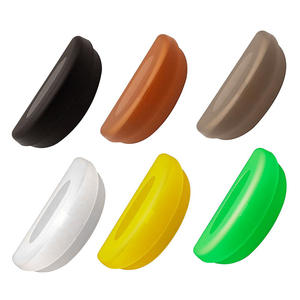 Estuche de plástico en forma de U para gafas, cubierta protectora dura para gafas de sol, verano 2024, Color sólido, tamaño de 3-5,9 pulgadas - Product Image 1