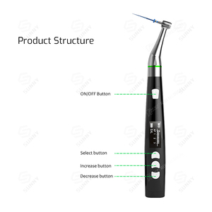 Moteur endo dentaire 2-en-1 avec localisateur d'apex 16:1 canal à contre-angle Source d'alimentation électrique pour outils de dentisterie endodontique - Product Image 3