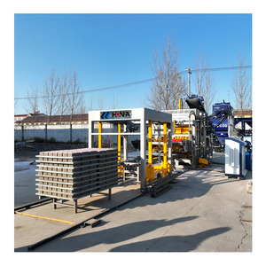 Sản lượng cao hoàn toàn tự động bê tông rỗng/paver/curbstone/khối rắn Máy làm Ligne De sản xuất de blocs En béton - Product Image 2