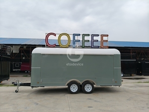 Carritos de Hot Dogs Populares en Venta, Remolque de Comida de Acero Inoxidable, Camión de Comida con Función de Cocina, Parrilla, Fregadero, Camiones de Comida Rápida - Product Image 3