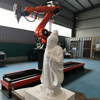 Robot Meja Putar untuk Pemesinan Presisi Tinggi dan Pengukiran Cetakan Kayu