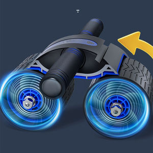 OEM Factory Gym Fitness Accessories <strong>Abs</strong> Roller Wheels Strength Training Automatic Rebound Double <strong>Ab</strong> Wheel - Product Image 4