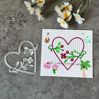 AAGU artigianato metallo taglio Die Scrapbook carta goffrato carta modello artigianale cuore foglia fiore fustro muore