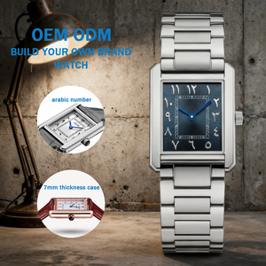 패션 스타일 럭셔리 석영 5bar 방수 빛나는 Montres 개인 맞춤형 남자 시계 스테인레스 스틸 방수 시계 - Product Image 1