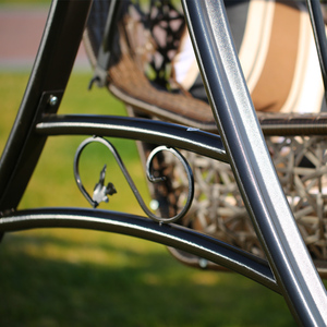 Ghế Xích Đu Đôi/Ba Ngoài Trời Tùy Chỉnh OEM Ghế Xích Đu Sắt Treo Vườn Cho Vườn - Product Image 5