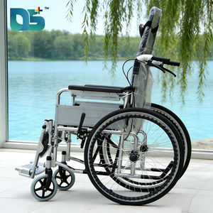 Silla de Ruedas Manual Plegable Ajustable con Marco de Tubo Cromado de Acero, Precio de Fábrica de Fabricante Chino, Venta al por Mayor - Product Image 5