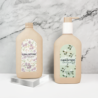 Yuerui 2023 nouveau Design bouteille vide de pompe de Lotion pour le corps de 300Ml bouteille de Gel de douche doux au toucher pour animaux de compagnie bouteille de lavage pour le corps