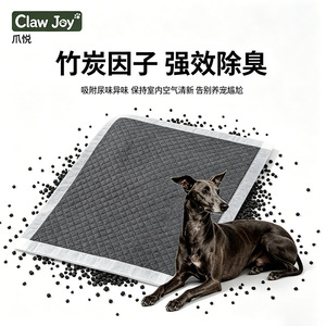 แผ่นรองซับฉี่สัตว์เลี้ยง Claw Joy ทำจากถ่านไม้ไผ่ หนาพิเศษ ซึมซับดี สำหรับฝึกสุนัข ใช้ภายในอาคาร - Product Image 1