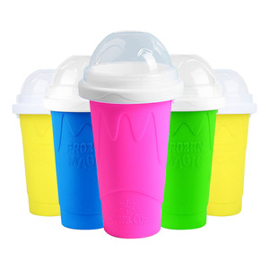 KINGWISE Bán Chạy CốC Làm Kem Silicone Cốc Lấm Bùn Cốc Lấm Bùn Ép Ma Thuật Đông Lạnh Cốc Làm Slushie Bằng Nhựa - Product Image 5