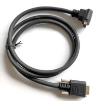 Câble de liaison caméra SDR 26 broches à angle descendant 26 broches, en PVC tressé de haute qualité, pour ordinateur, 1M 10M 85MHZ, droit