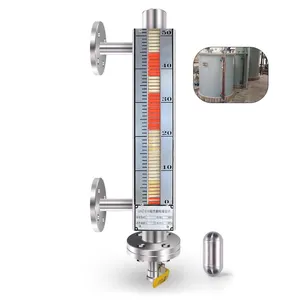 Magnetic Flap Level Meter Anti-Corrosion Magnetic Level Gauge for Water Tank
