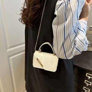 Elegant and Luxurious Women's Crossbody <b>Bag</b> Fashionable and Stylish Solid Color Simple Chain Shoulder Handbag - Product Image 4